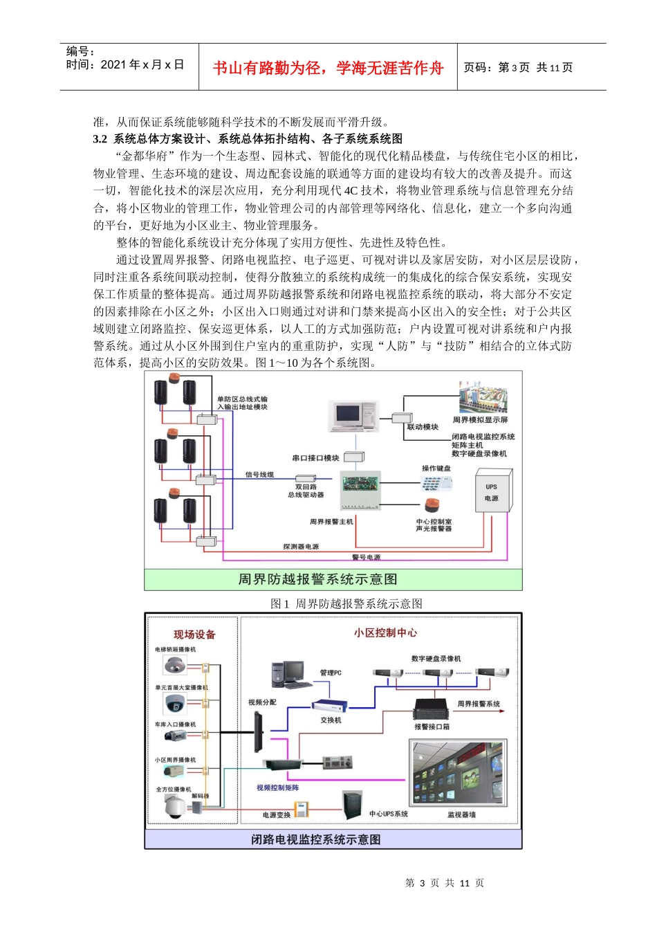 杭州金都华府智能化管理系统工程_第3页