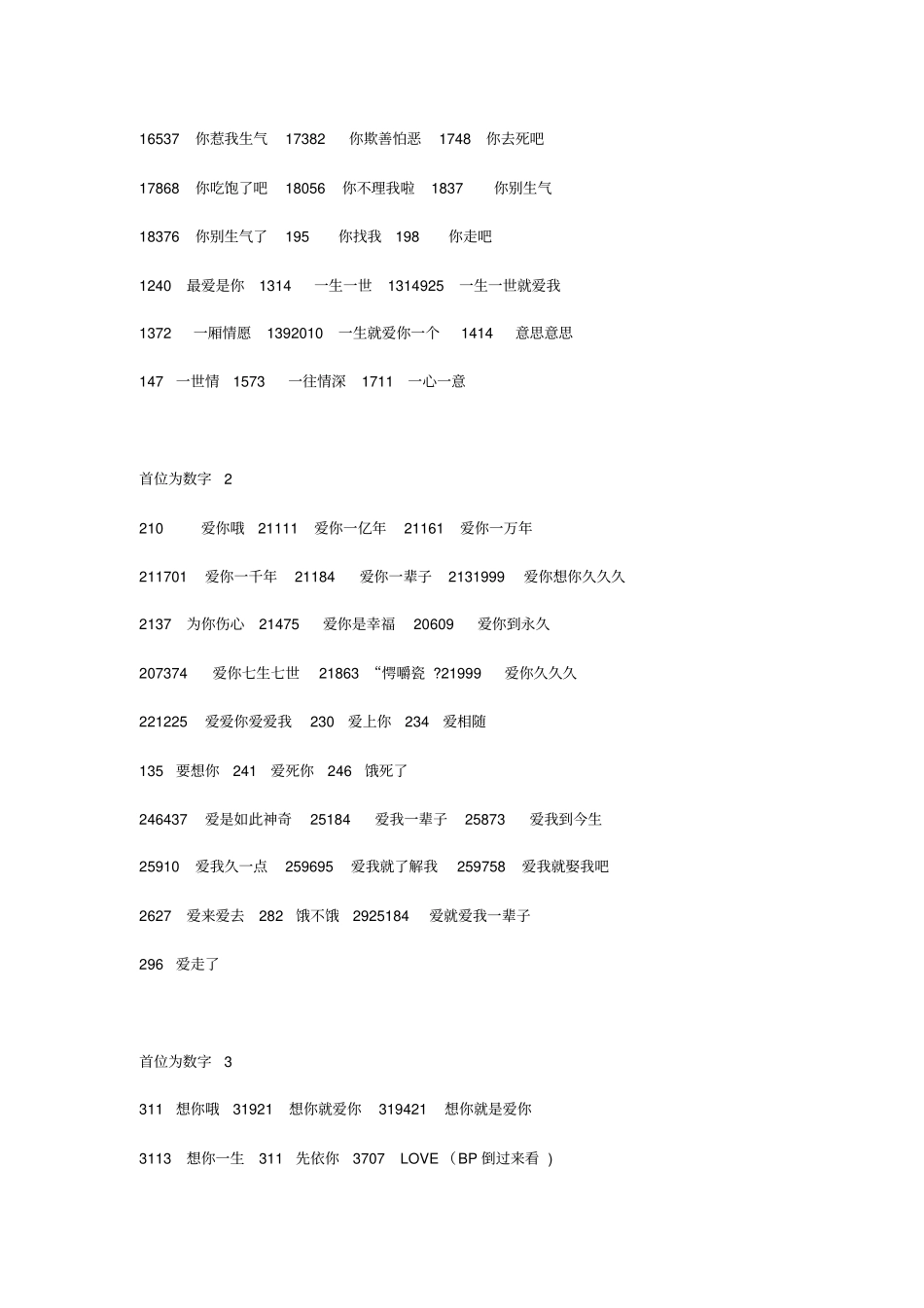 微信发红包数字含义大全_第3页
