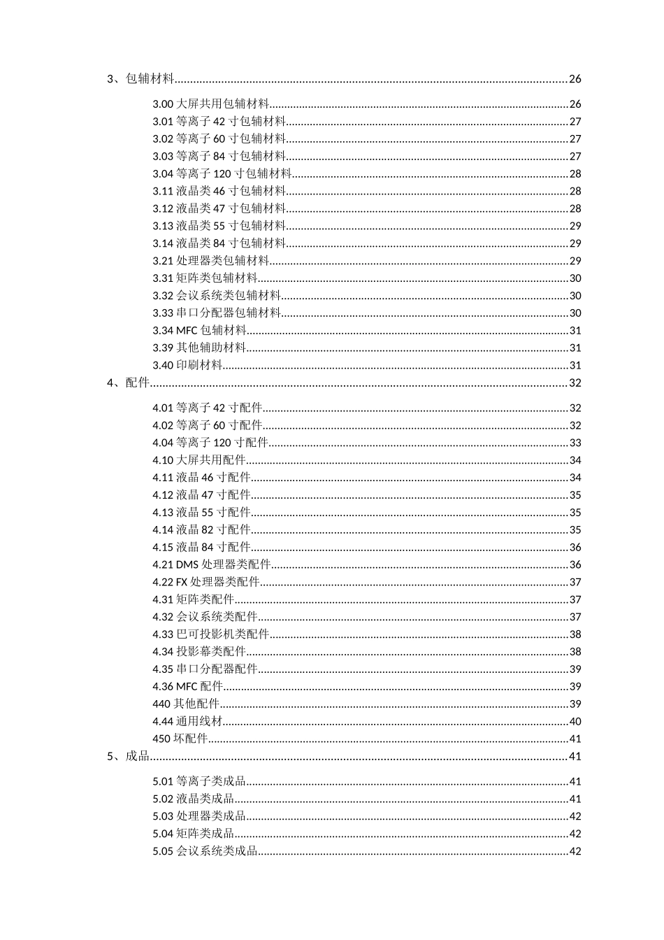 拼接屏公司物料编码命名规则_第3页