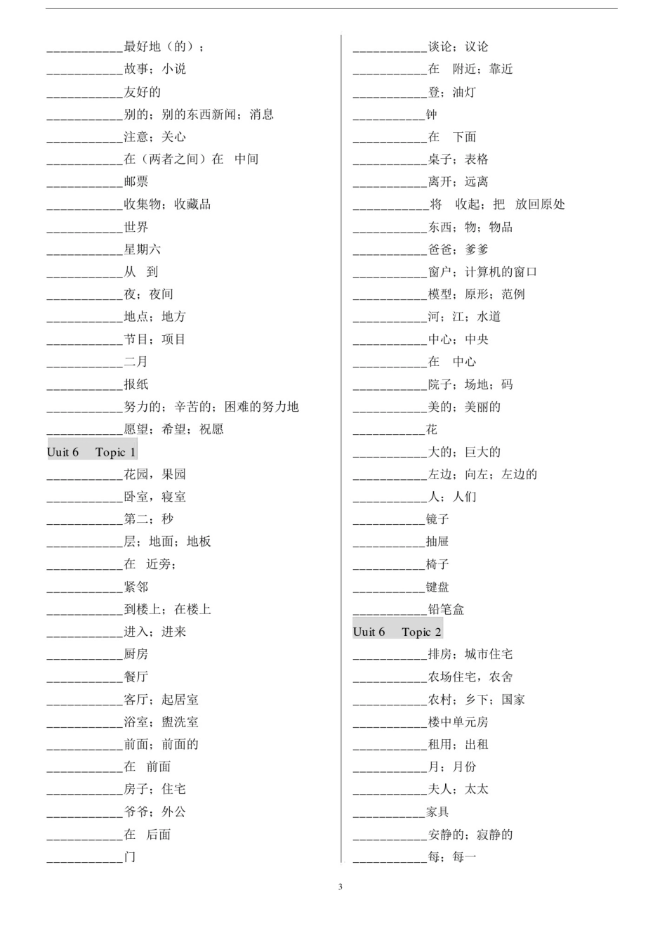 (完整word版)仁爱英语七年级下册单词表(供默写).doc_第3页