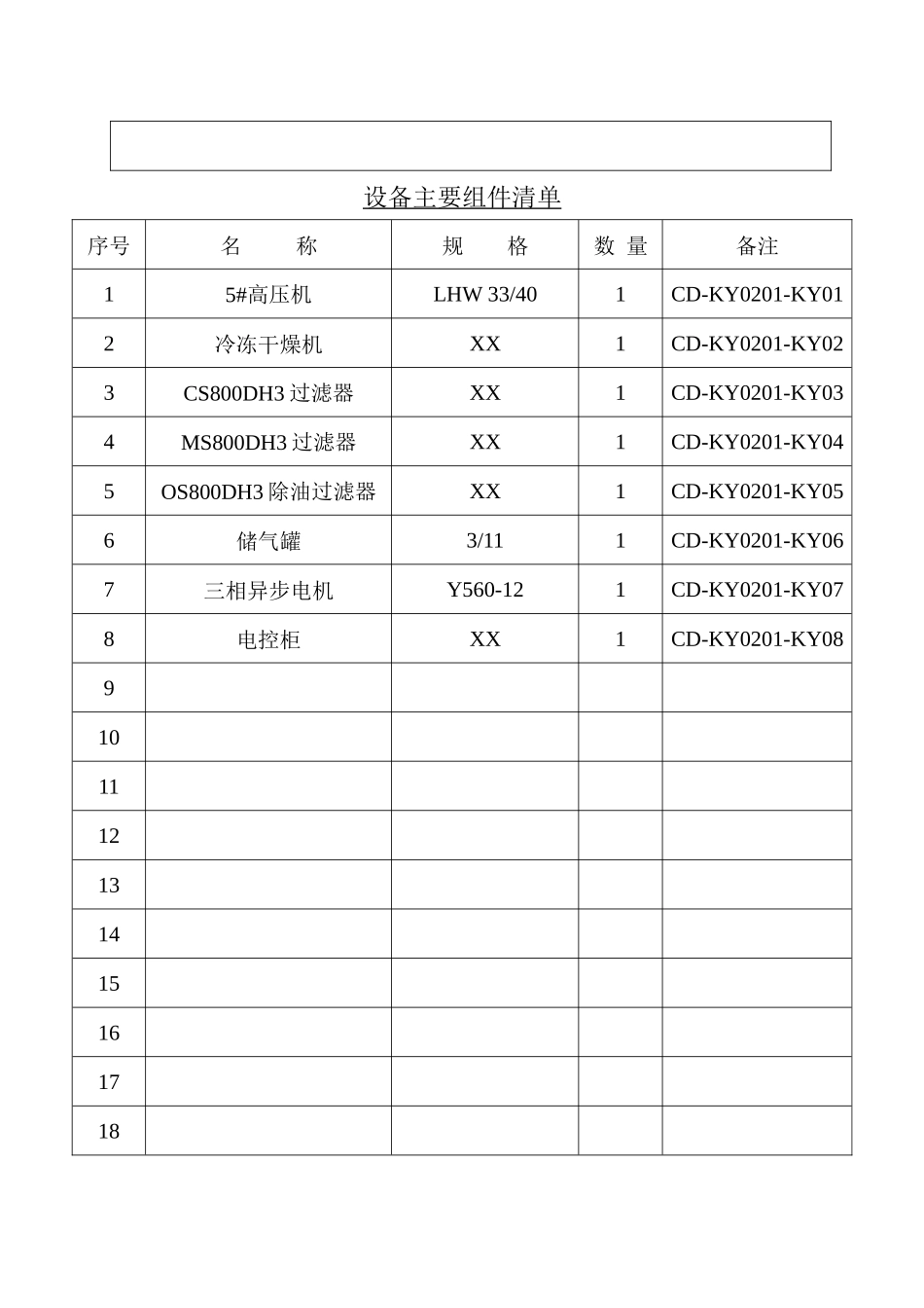 设备档案高压空压机_第3页
