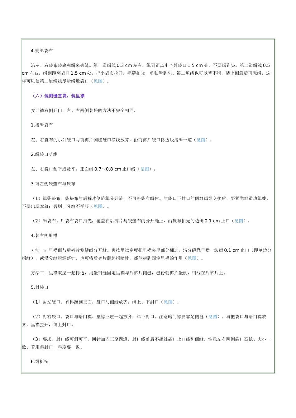 女西裤的制作工艺_第2页