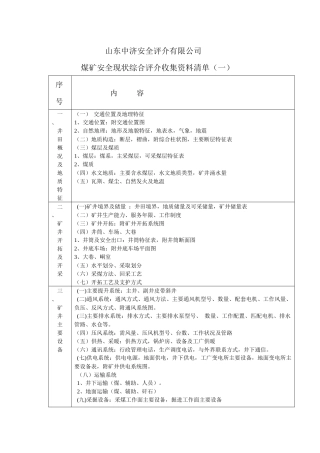 山东中济安全评介有限公