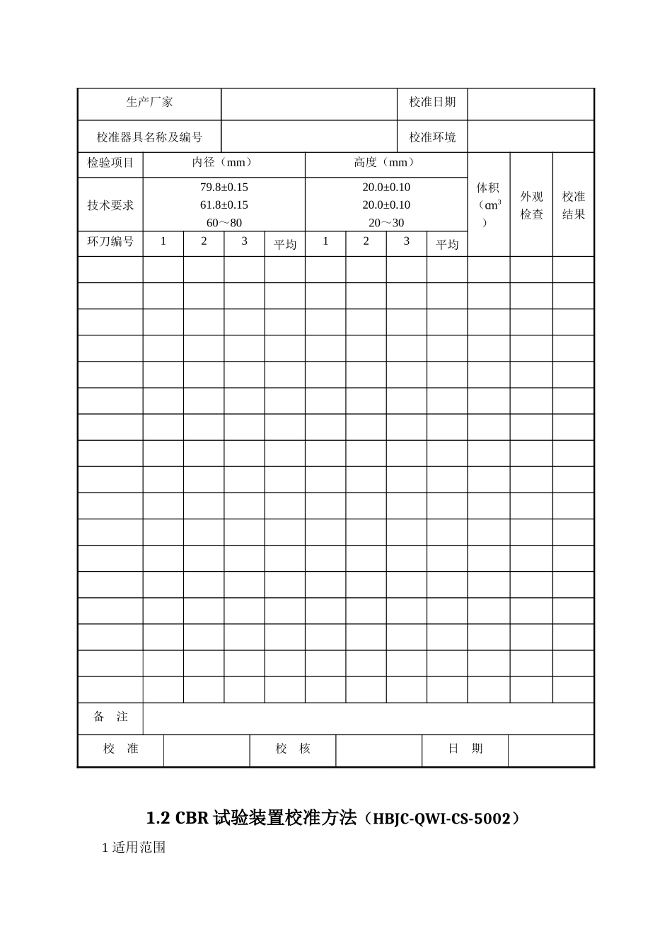 某试验检测有限公司非强检设备校准方法概述_第3页