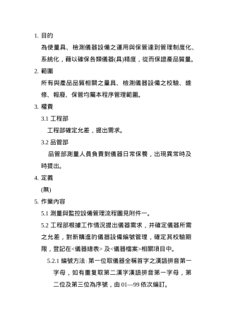 测量与监控设备控制程序