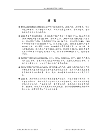 板材行业风险分析报告