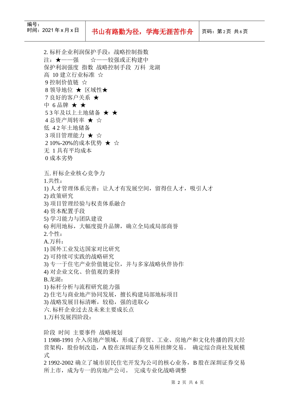 某企业战略及执行力研究报告_第2页
