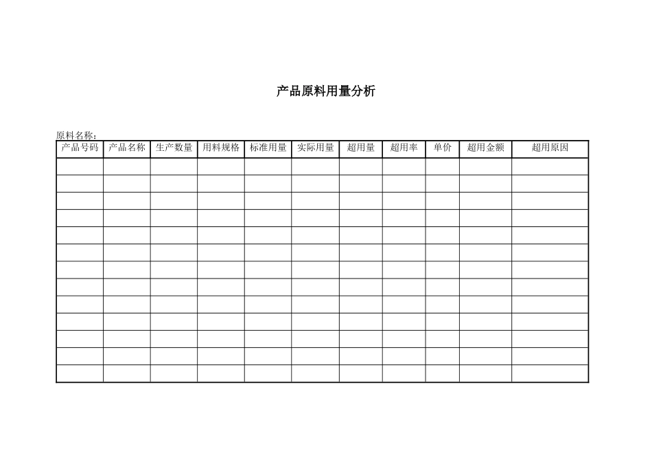 金辉公司生产技术部表单_第3页