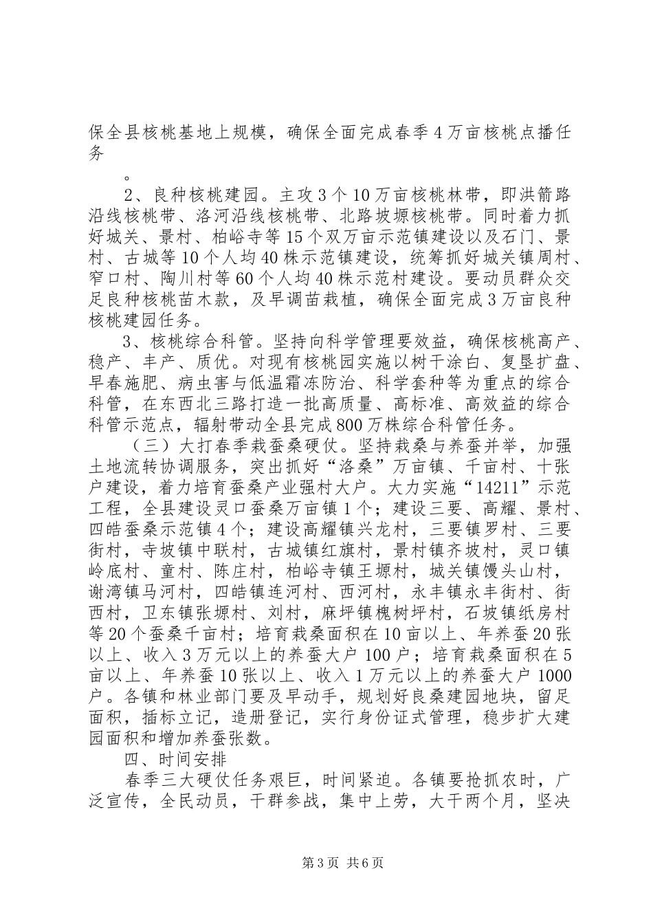 县区杨柳核桃蚕桑栽种实施方案_第3页