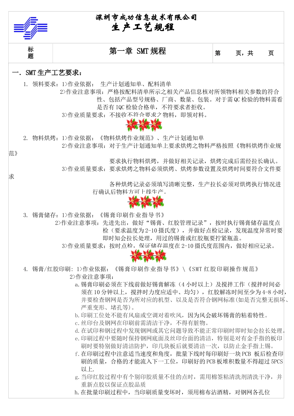 SMT生产工艺流程及要求_第2页