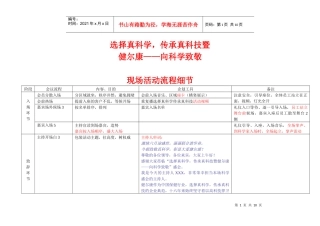 某会销企业周年庆典盛会流程串词