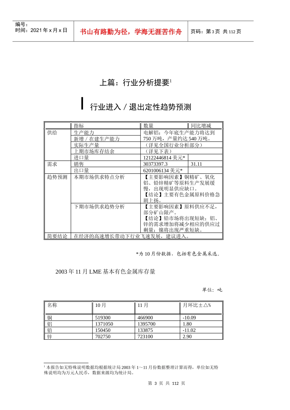 有色金属行业分析报告_第3页