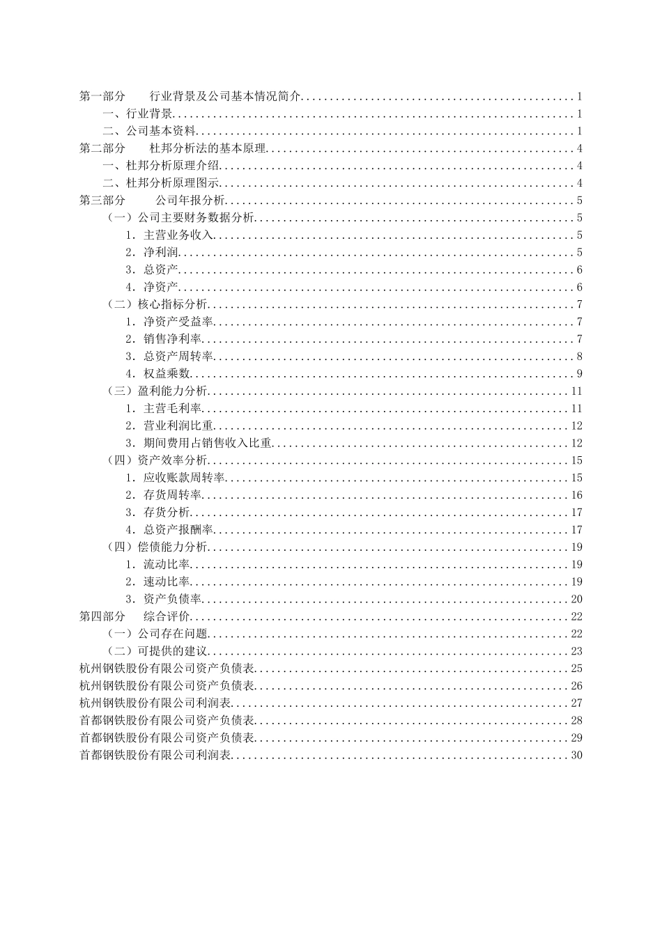 杭州钢铁股份有限公司报表分析_第2页