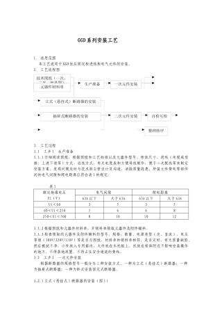低压成套开关设备装配工艺