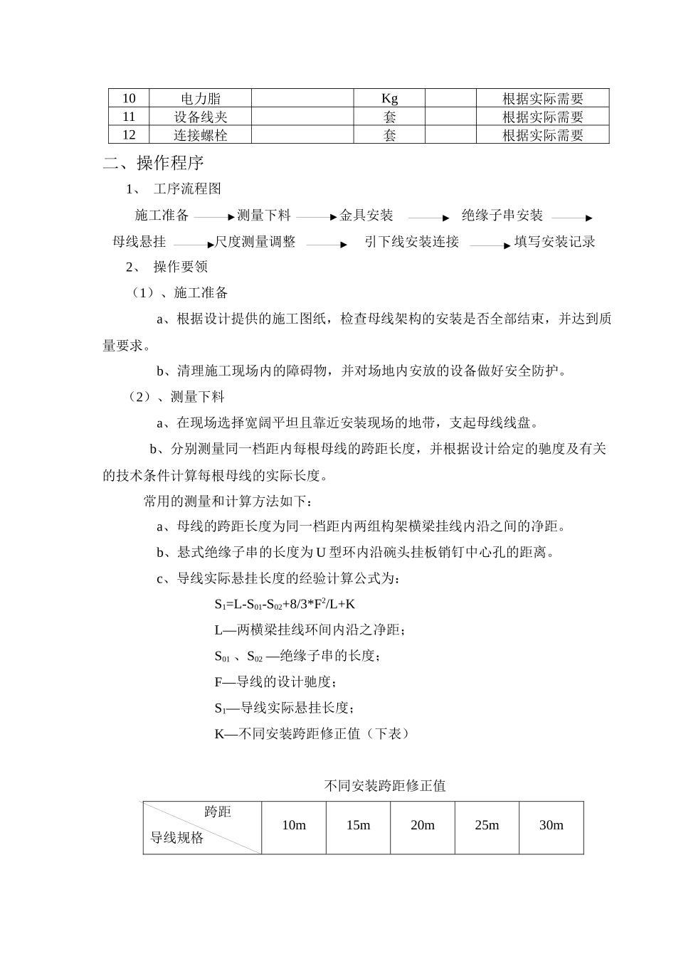 软母线制安施工工艺_第2页