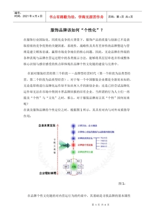 服饰品牌发展战略