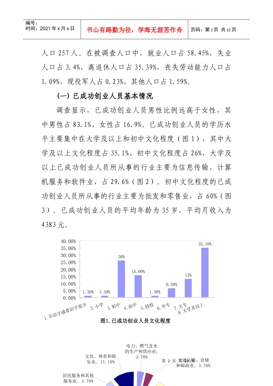 朝阳区社区就业情况统计调查分析报告_第2页