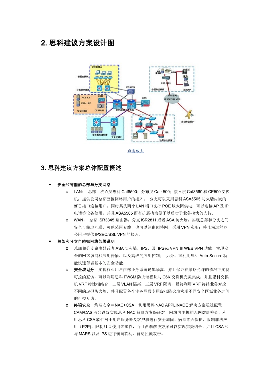 思科自防御网络安全方案典型配置_第2页