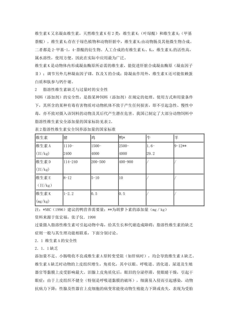脂溶性维生素添加剂的安全性_第3页
