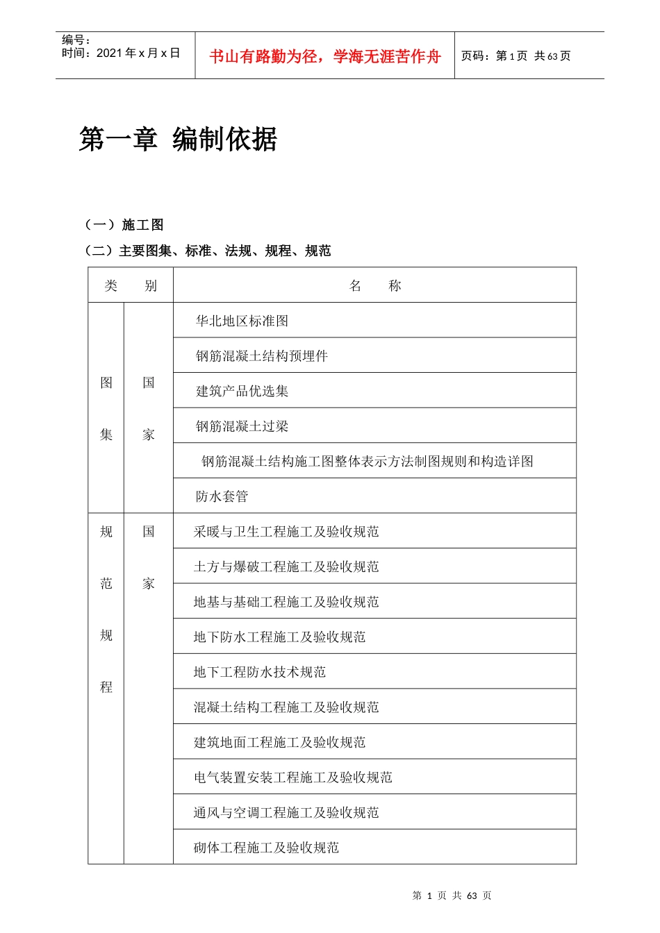 某住宅建筑施工组织设计(标书范文)_第3页