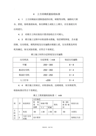 土方回填标准69154