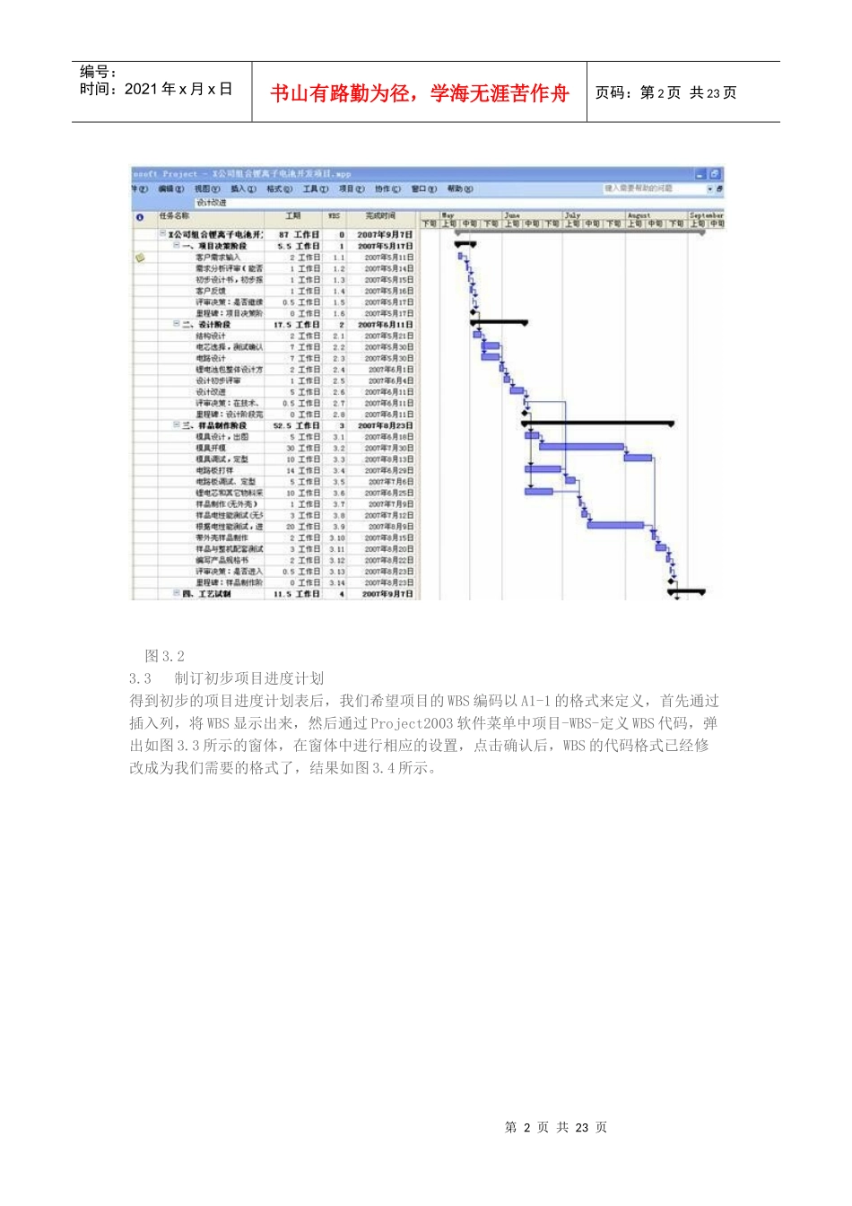 本文是30分钟学会Project2003实际项目管理的介绍_第2页