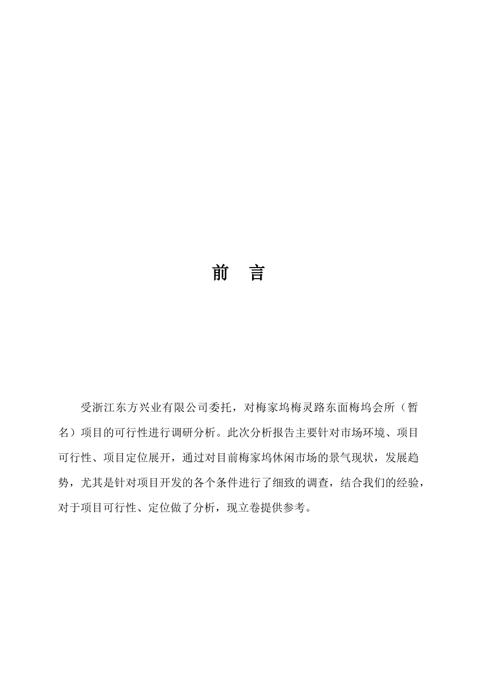 杭州某项目可行性分析报告_第2页