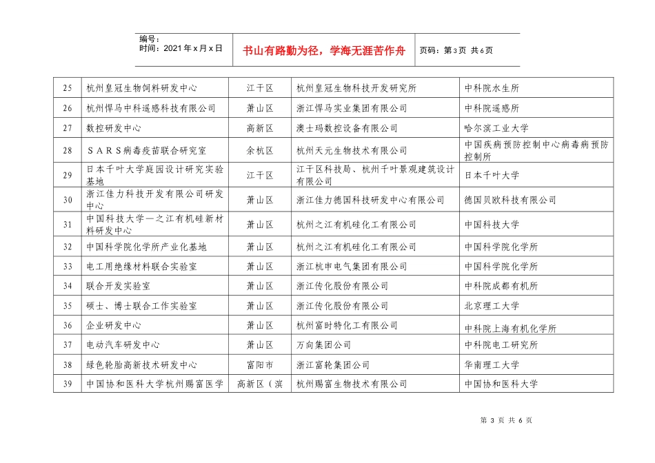 杭州市引进共建创新载体调查表-科技政务网_第3页