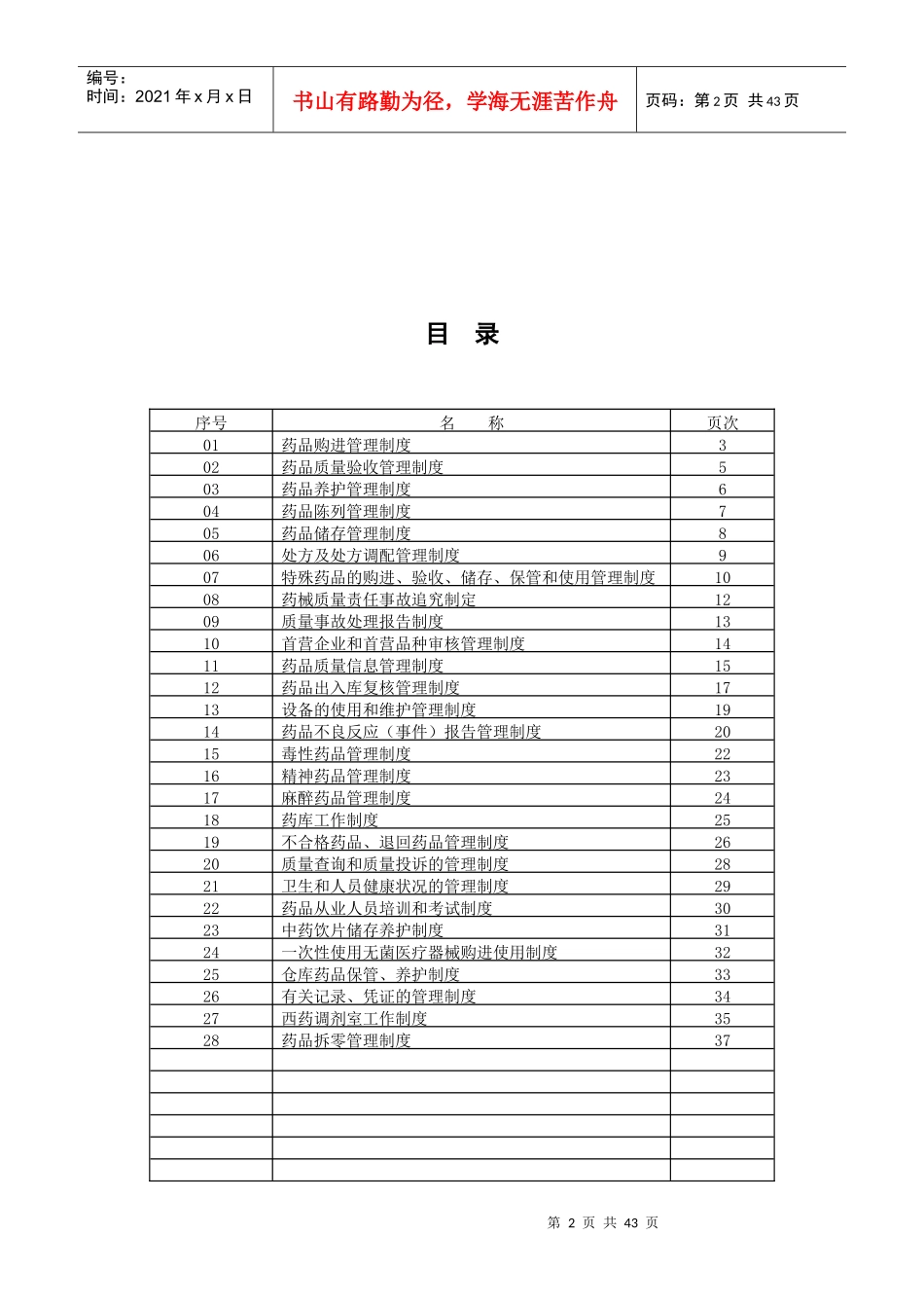 最新修药品使用管理规范工作制度_第2页