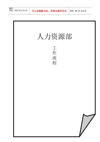 某上市集团人力资源管理手册