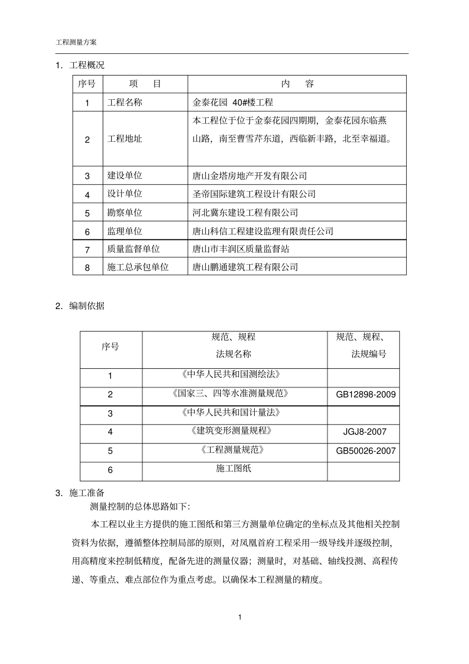 住宅工程测量方案_第3页