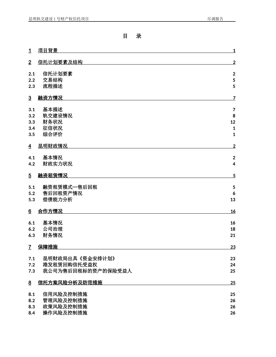 昆明轨道交通建设尽职调查报告_第2页