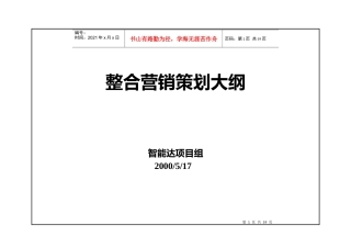 智能达促销策划