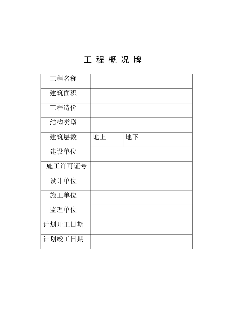 施工现场展示制度目录版doc_第3页