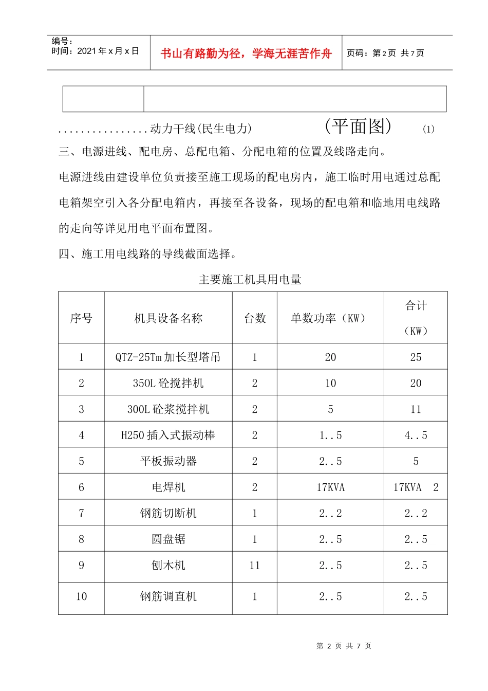 施工临时用电组织设计2_第2页