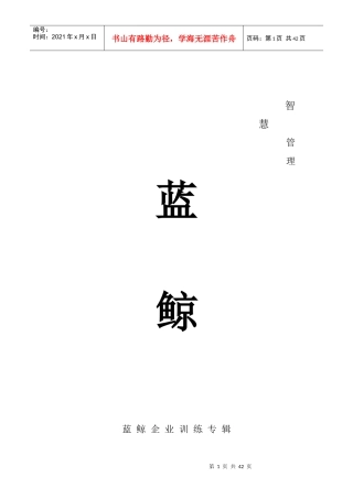 智慧管理（DOC40页）