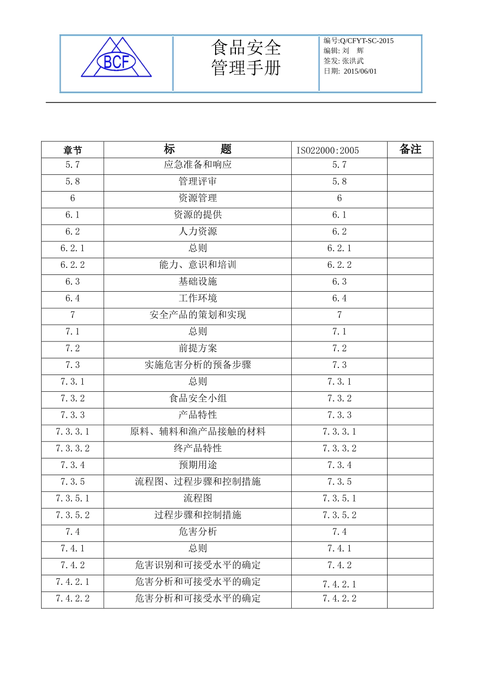 更改后的A食品安全管理手册手册1_第3页