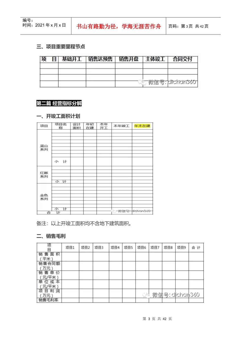 明年的年度经营计划这样写,逼格才高(超详细模板)_图_第3页