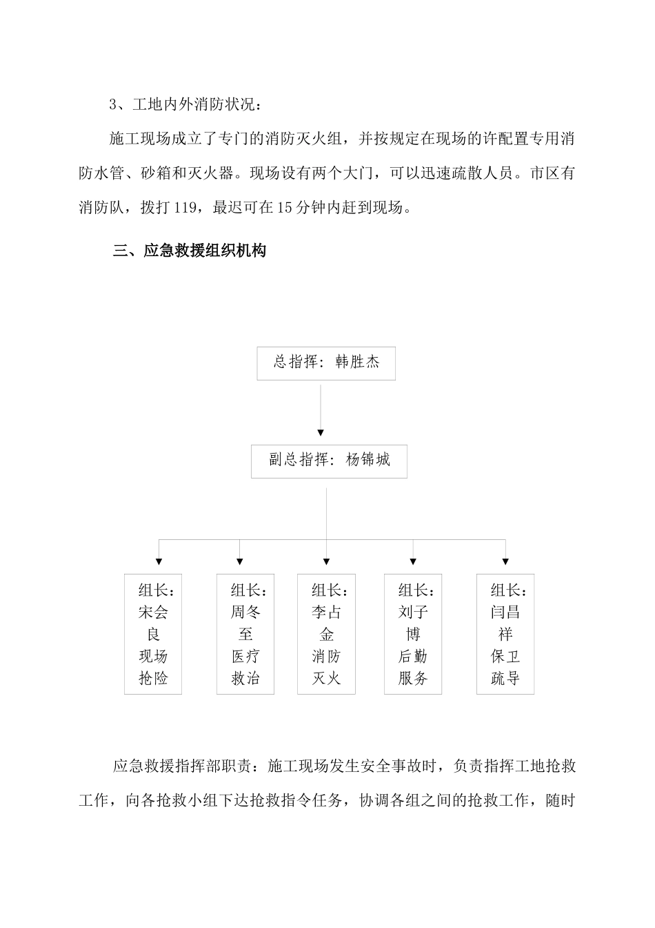 施工现场重大事故应急救援预案_第2页