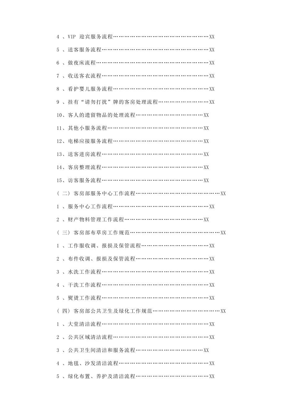 星级酒店客房部管理手册(160P)_第3页