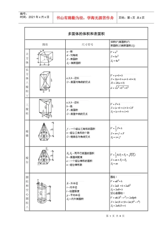 施工建筑工程计算公式大全