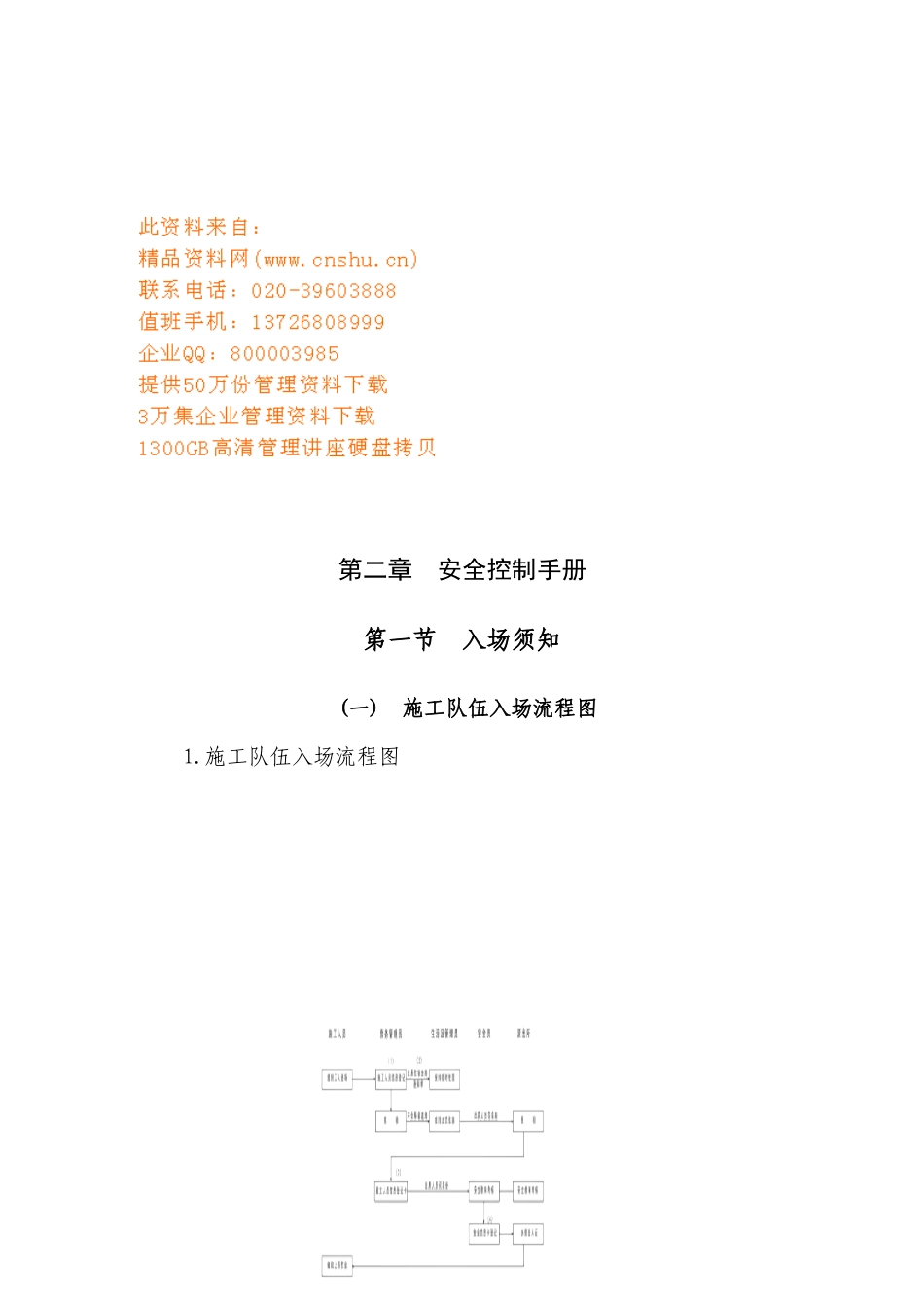 施工现场安全控制措施与应急预案_第1页
