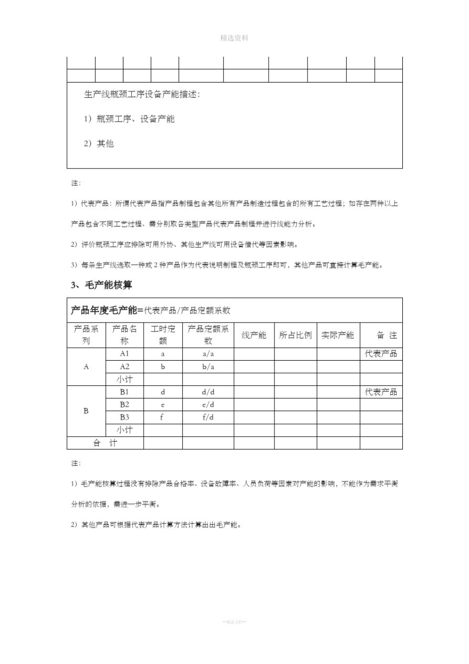 产能分析报告模板及指标明细_第3页