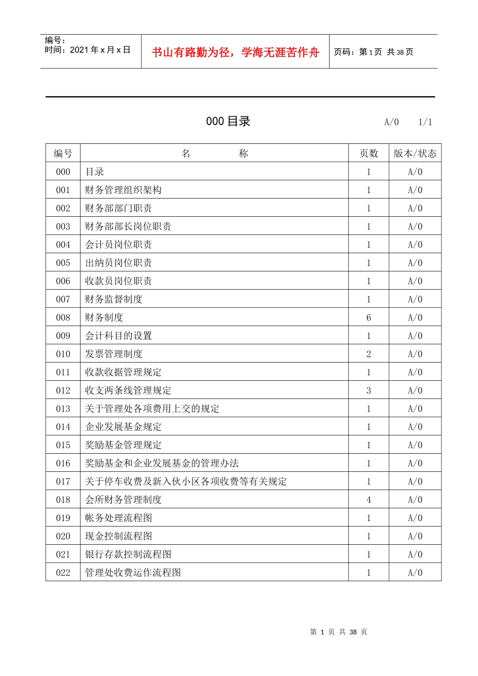 某公司财务管理手册_第1页