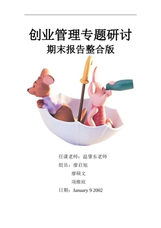 某公司商业计划书得意传播创业方案