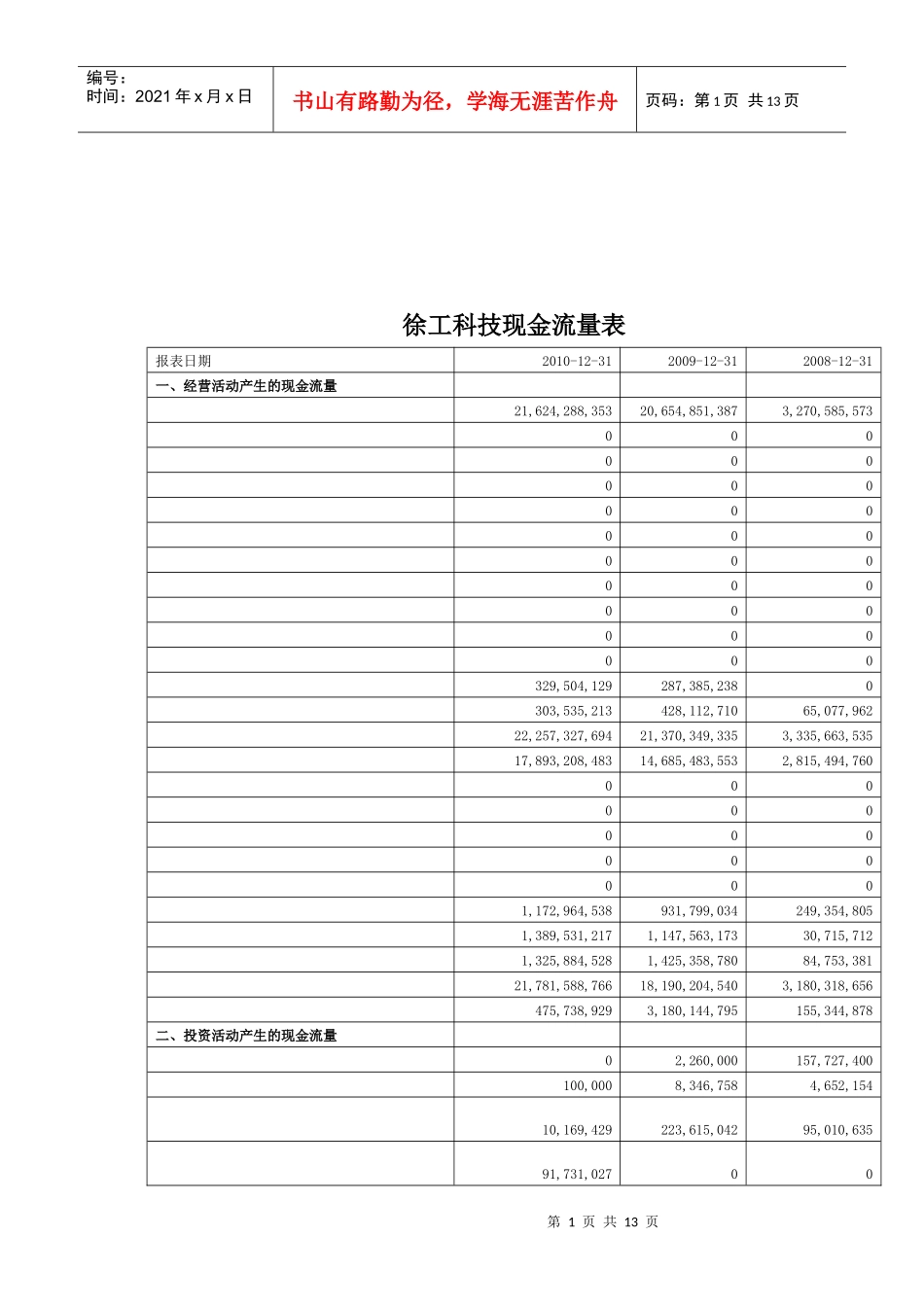 某公司资产负债表_第1页