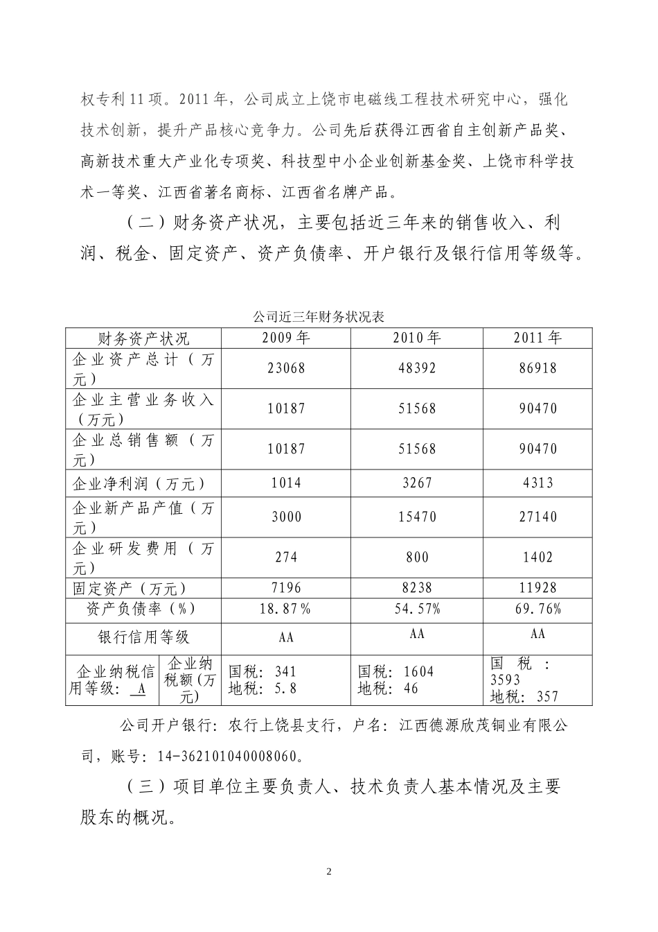 某公司战略性新兴产业项目申请报告_第2页