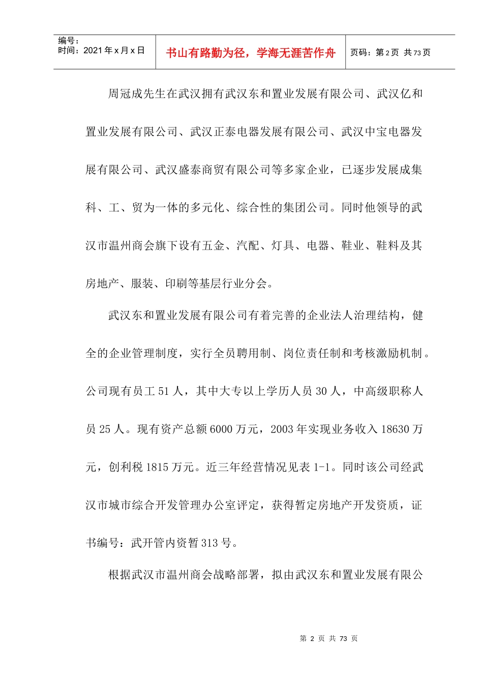 某公司项目初步可行性研究报告_第2页