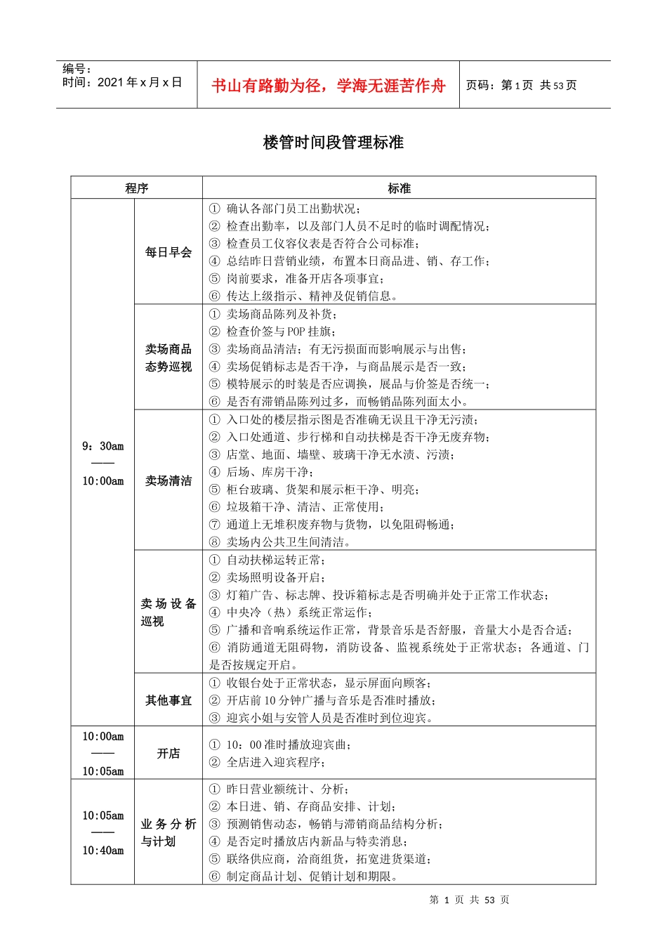 某公司营运标准管理手册_第2页