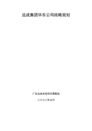 某公司战略规划思路